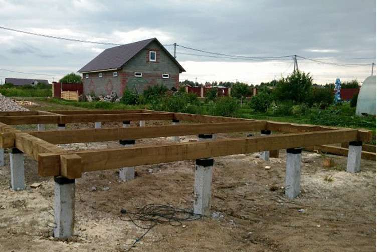 Забивные сваи для частного дома